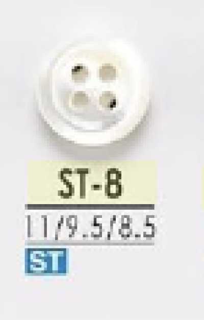 ST8 Bouton 4 trous en coquille Takase