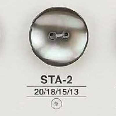 STA2 Bouton général en coquille à 2 trous