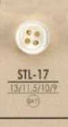 STL17 Bouton De Coque épais En Matériau Naturel à 4 Coques