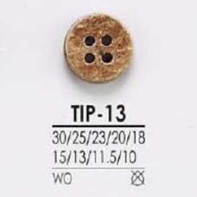 TIP13 Bouton en bois à quatre trous