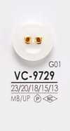 VC9729 Bouton à œillet à deux trous pour teinture