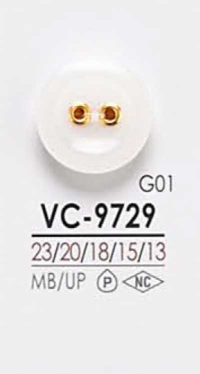 VC9729 Bouton à œillet à deux trous pour teinture