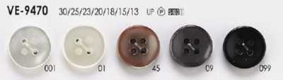VE9470 Bouton à quatre trous en résine de polyester