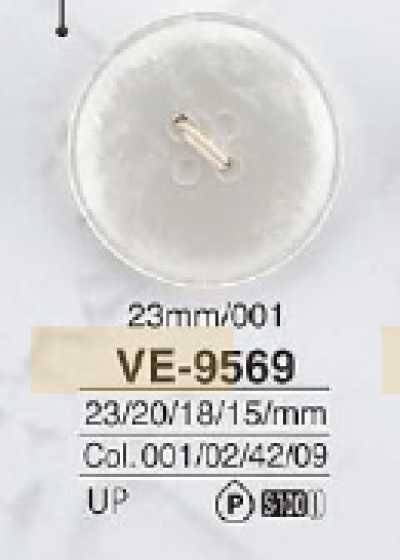 VE9569 Bouton à quatre trous en résine polyester