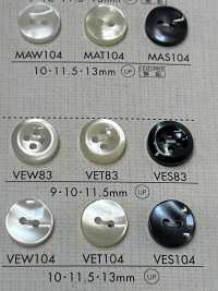 VEW83 DAIYA BUTTONS Bouton En Polyester Façon Coquillage DAIYA BUTTON Sous-photo