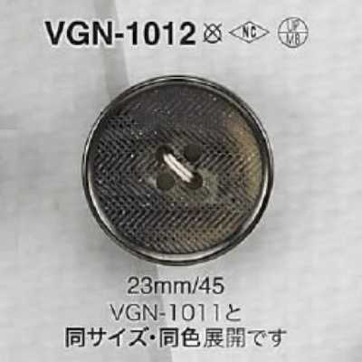 VGN1012 Bouton à 4 trous avec trou frontal en résine polyester/laiton