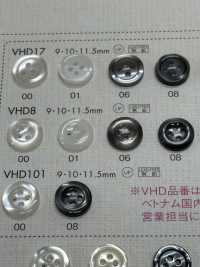 VHD8 BOUTONS DAIYA Résistant Aux Chocs HYPER DURABLE "" Série "" Shell-like Polyester Button ""[Bouton] DAIYA BUTTON Sous-photo