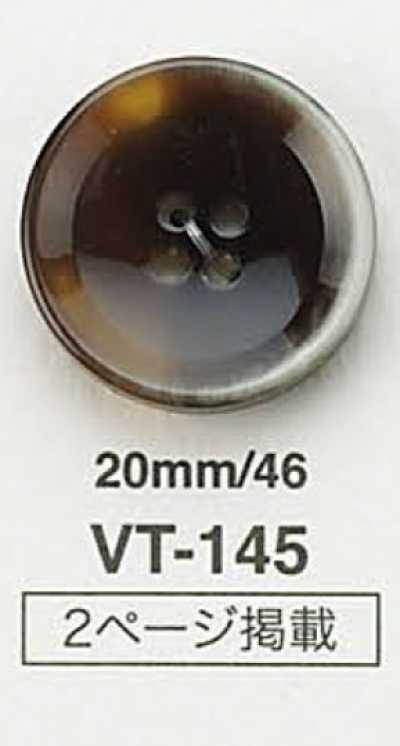 VT145 Bouton plat style Buffalo