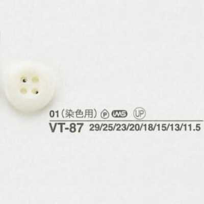 VT87 Bouton à 4 trous en résine de polyester
