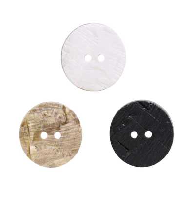 VT9919 Bouton à deux trous en résine polyester