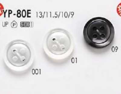 YP80E Bouton en résine polyester à 4 trous