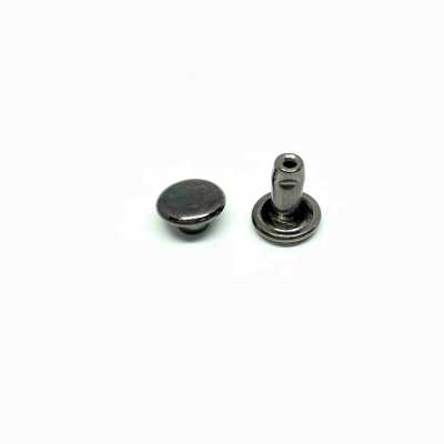 両面小カシメ Petit cap double face et tige fermée, double tige