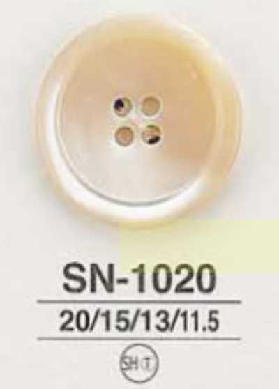 SN1020 Bouton en coquillage Takase à 4 trous