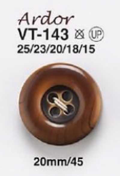 VT143 Boutons aspect bois pour vestes et costumes