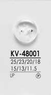 KV48001 Boutons de chemise noirs et à teindre
