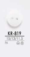 KR819 Bouton de chemise pour noir et teinture