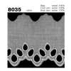 8035 Dentelle en coton, largeur étroite