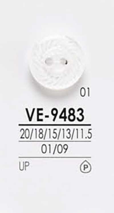 VE9483 Bouton de chemise noir et teignable
