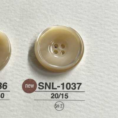 SNL1037 Bouton naturel en coquillage Takase à 4 trous