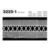3225-1 Dentelle étroite en coton