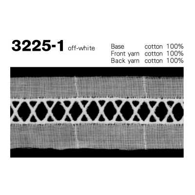 3225-1 Dentelle étroite en coton