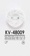 KV48009 Bouton simple en polyester à 2 trous