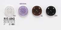 RVS6842 Boutons de chemise pour teinture noire