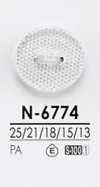 N6774 Bouton à facettes à teindre