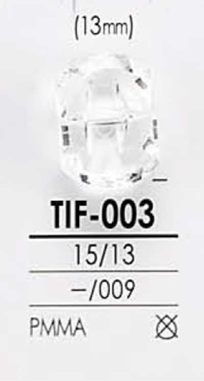 TIF003 Bouton taillé diamant