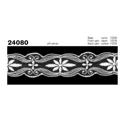 24080 Dentelle en tulle étroite
