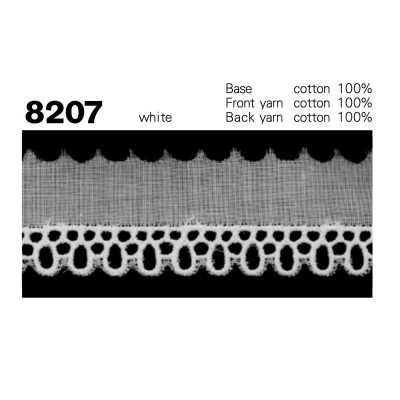 Dentelle étroite en coton