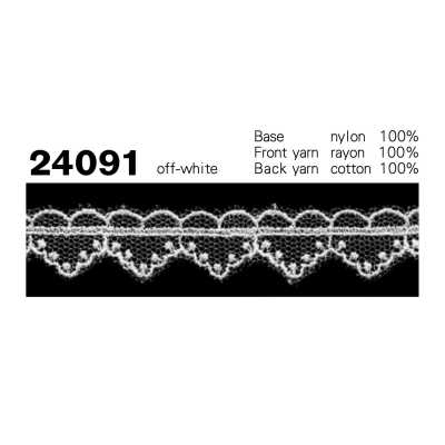 24091 Dentelle étroite en tulle