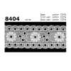 8404 Dentelle étroite en coton