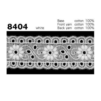Dentelle étroite en coton