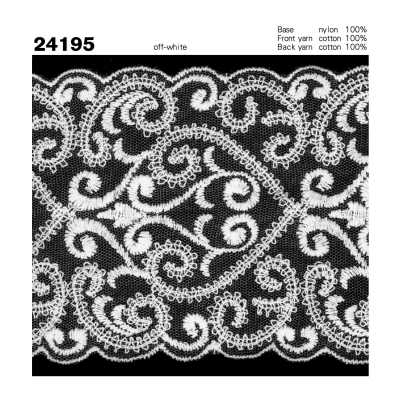 24195 Dentelle en tulle