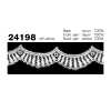 24198 Dentelle en tulle étroite