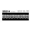 25214 Dentelle chimique étroite