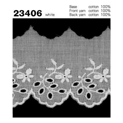 23406 Dentelle en coton