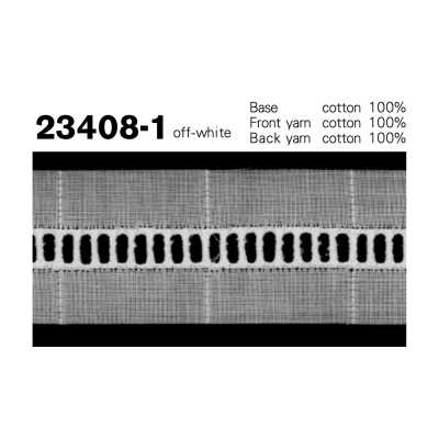 23408-1 Dentelle d’insertion étroite en coton