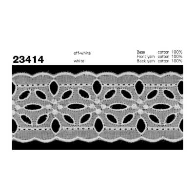 23414 Dentelle étroite en coton