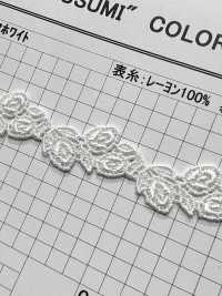 25237 Dentelle Chimique De Largeur étroite Kyowa Lace Sous-photo