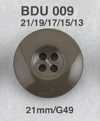 BDU009 Bouton en résine polyester à 4 trous