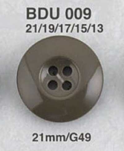 BDU009 Bouton en résine polyester à 4 trous