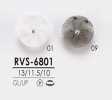 RVS6801 Bouton En Pierre De Cristal Rose En Forme De Boucle Pour La Teinture