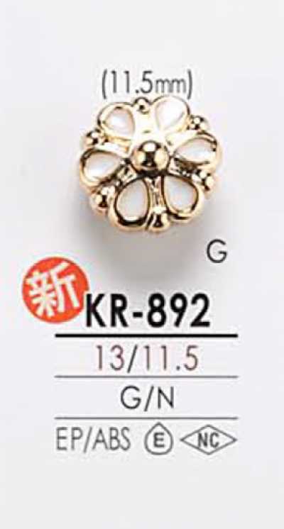 KR892 Bouton métallique à teindre