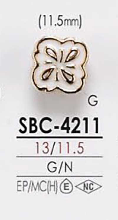 SBC4211 Bouton métallique pour teinture