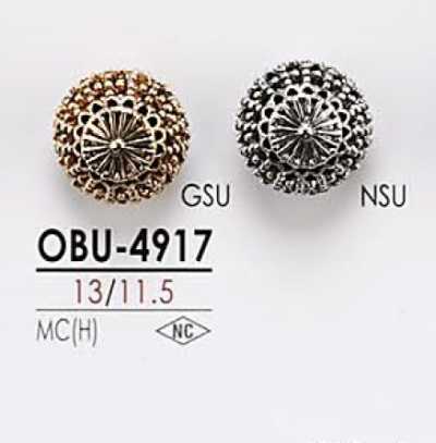 OBU4917 Bouton en métal