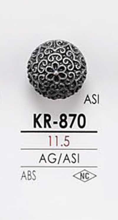 KR870 Bouton métallique