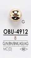 OBU4912 Bouton métallique motif vis