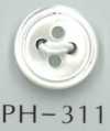 PH311 Bouton en coquille rainuré à 4 trous